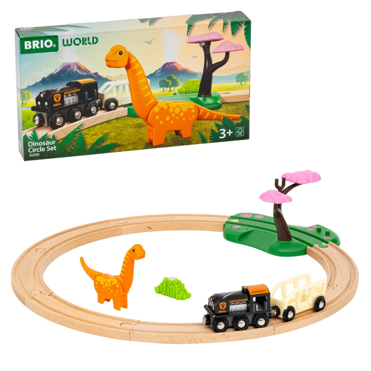 Circuit de train : Dinosaure Brio - vue 3
