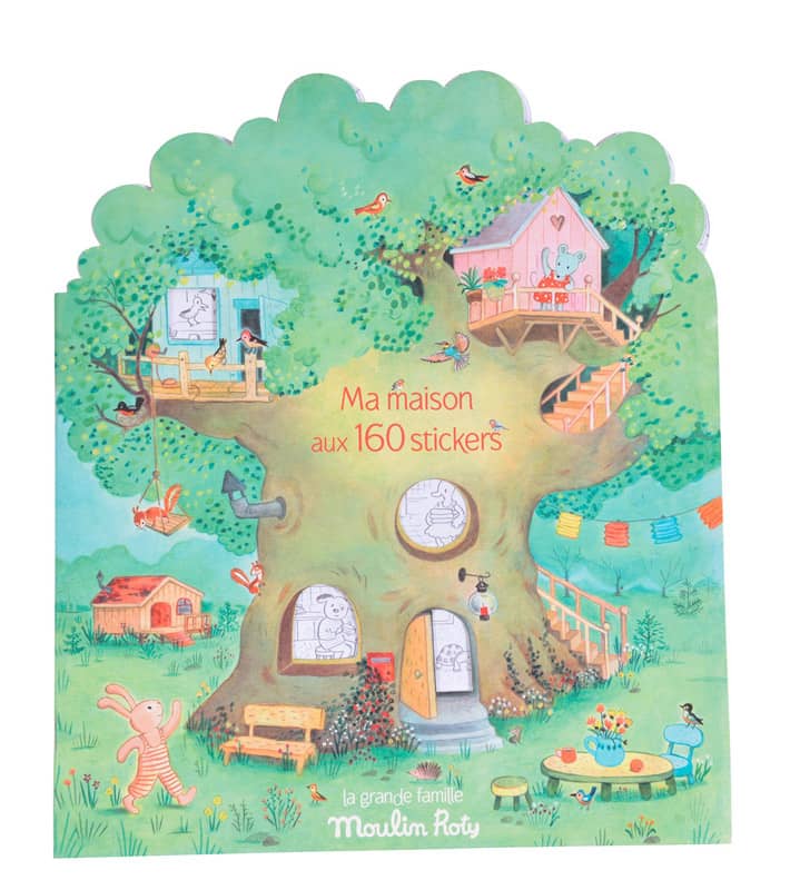 Cahier stickers 20 pages La Grande Famille Moulin Roty