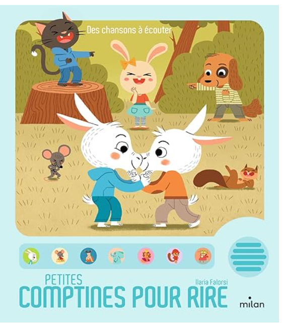 Livre musical Petites comptines pour rire Milan
