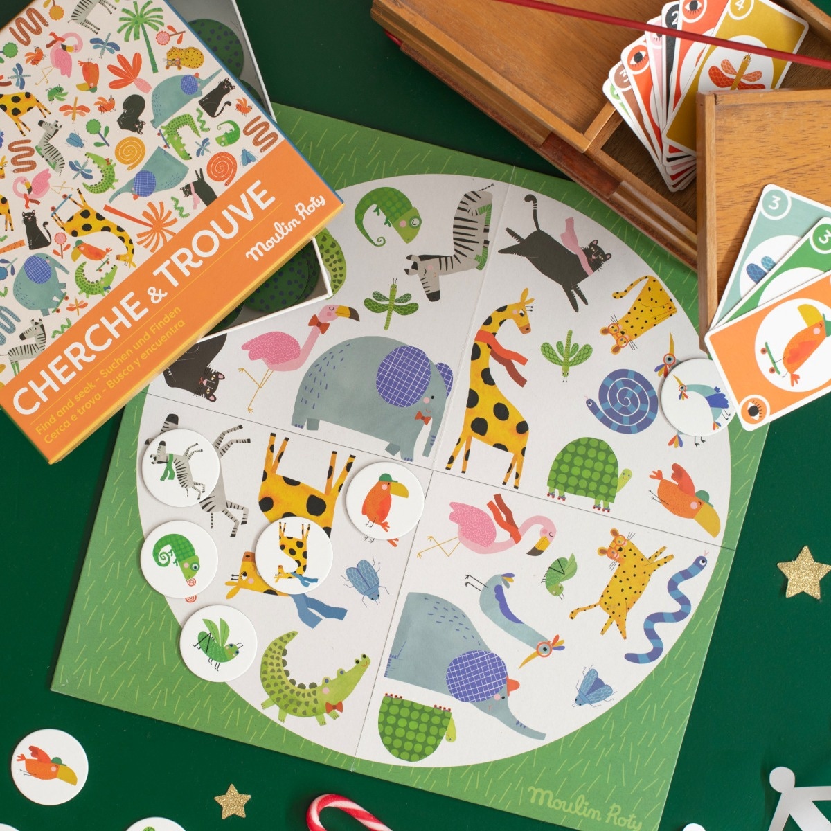 Jeu Cherche et trouve Les Toupitis Moulin Roty