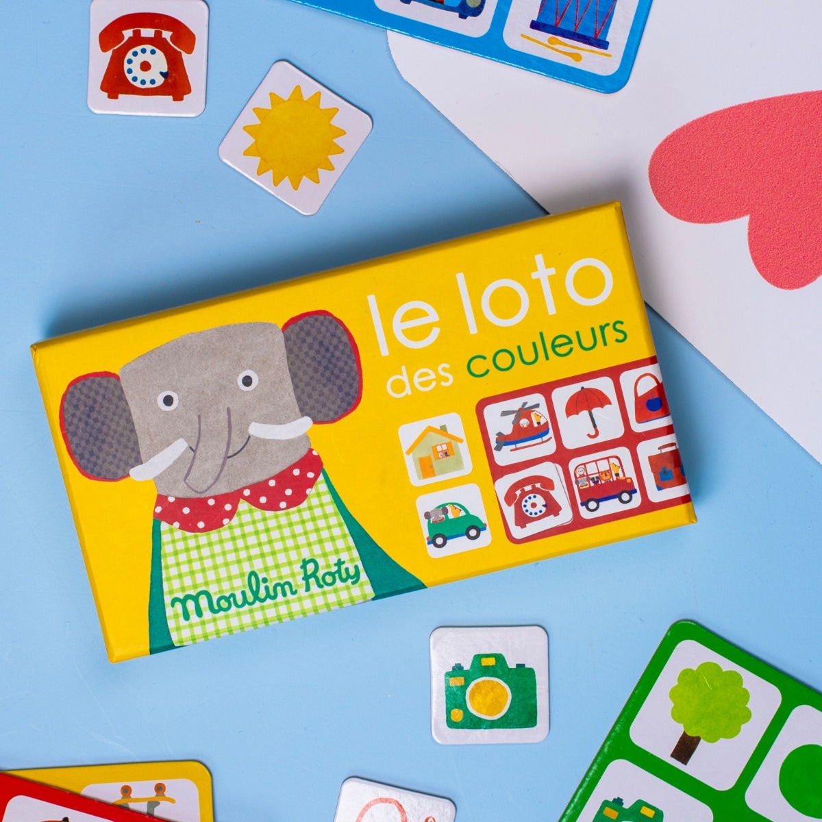 Loto des couleurs Les Popipop Moulin Roty