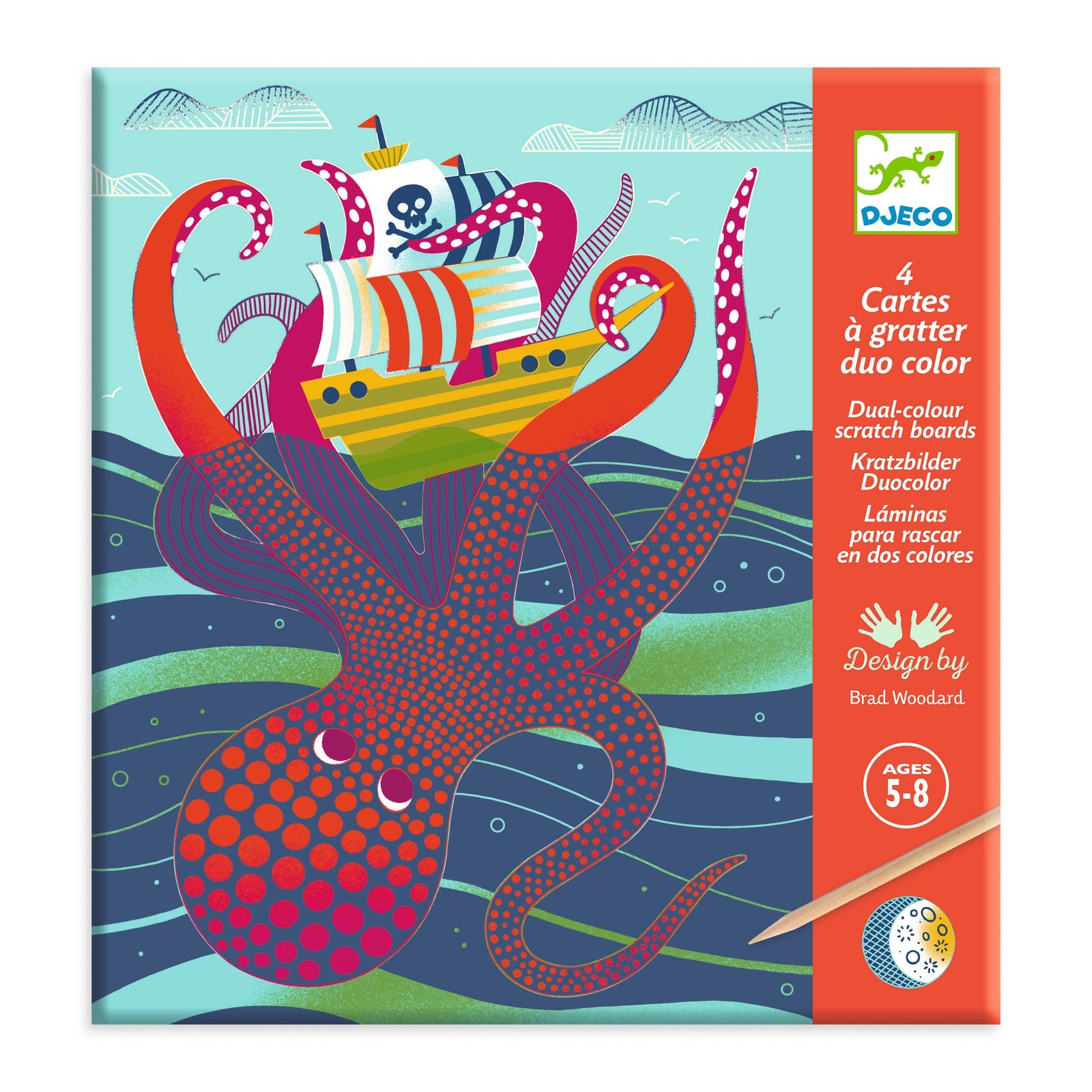 Cartes à gratter Dessus-dessous Djeco