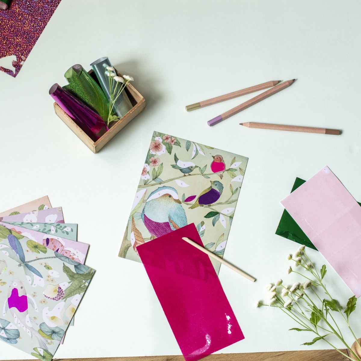 Cartes fantastiques Les Rosalies Moulin Roty