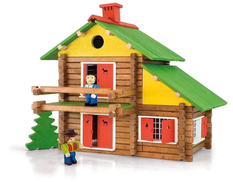 Jeujura Construction en bois Mon Chalet en Bois 175 pièces - vue 3