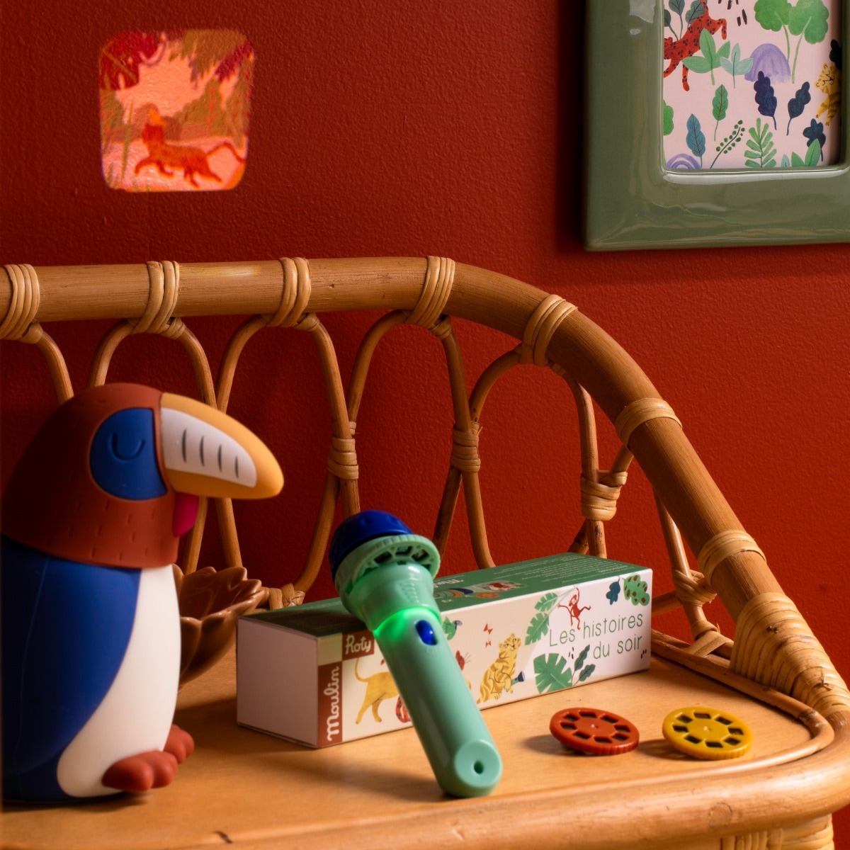 Lampe à histoires La forêt Mawa Moulin Roty