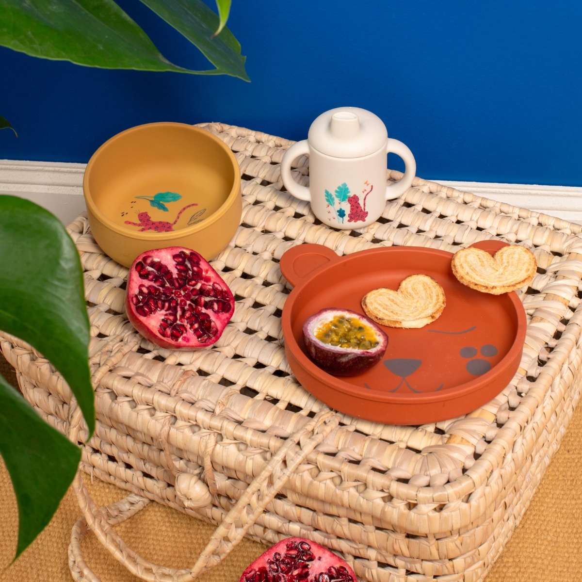 Set vaisselle silicone La forêt Mawa Moulin Roty