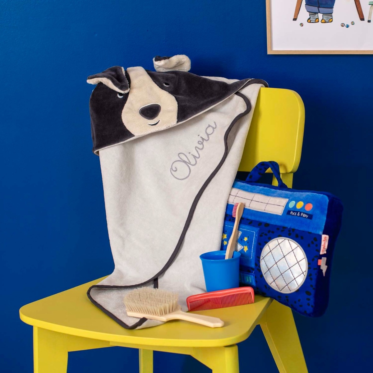 Sortie de bain Puce & Pilou Moulin Roty