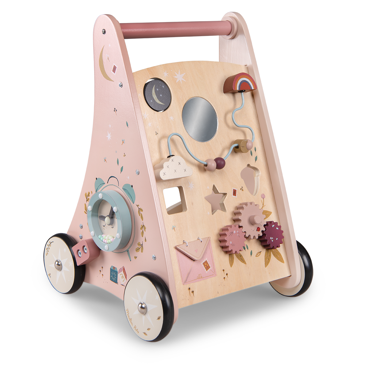 Chariot de marche d'activités Après la pluie Moulin Roty