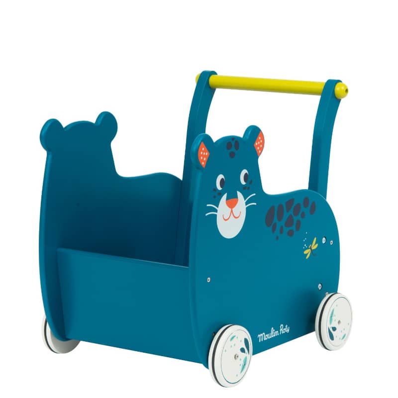 Chariot de marche panthere Dans la jungle Moulin Roty