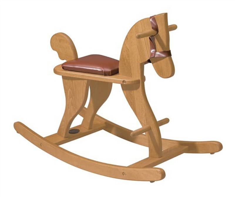 Cheval a bascule en bois Jouets d'hier Moulin Roty