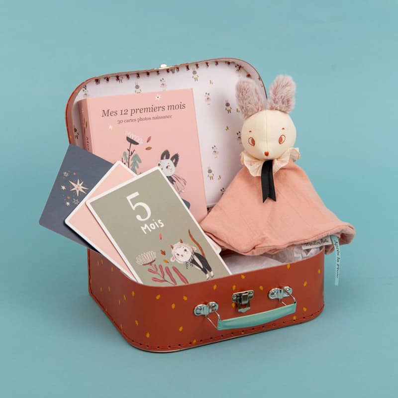Coffret cadeau naissance 3 articles Apres la pluie Moulin Roty