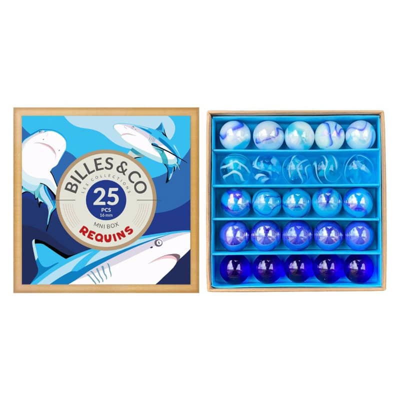 Coffret de 25 billes Requin Billes  Co