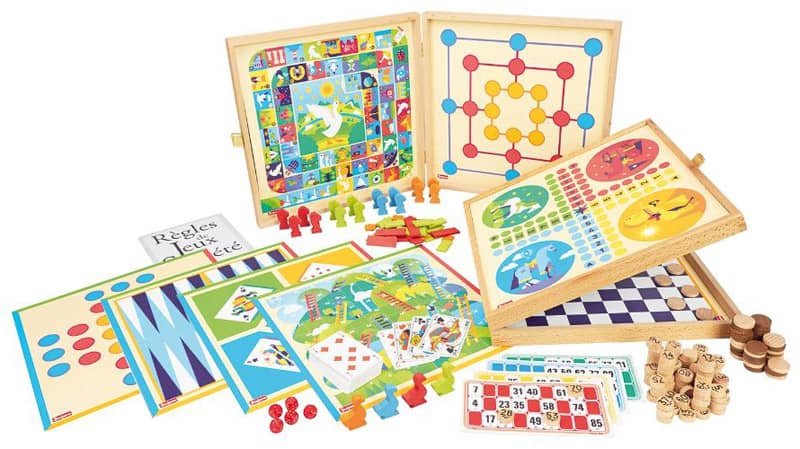 JEUJURA Coffret de Jeux classiques 150 règles Pions bois - vue 9