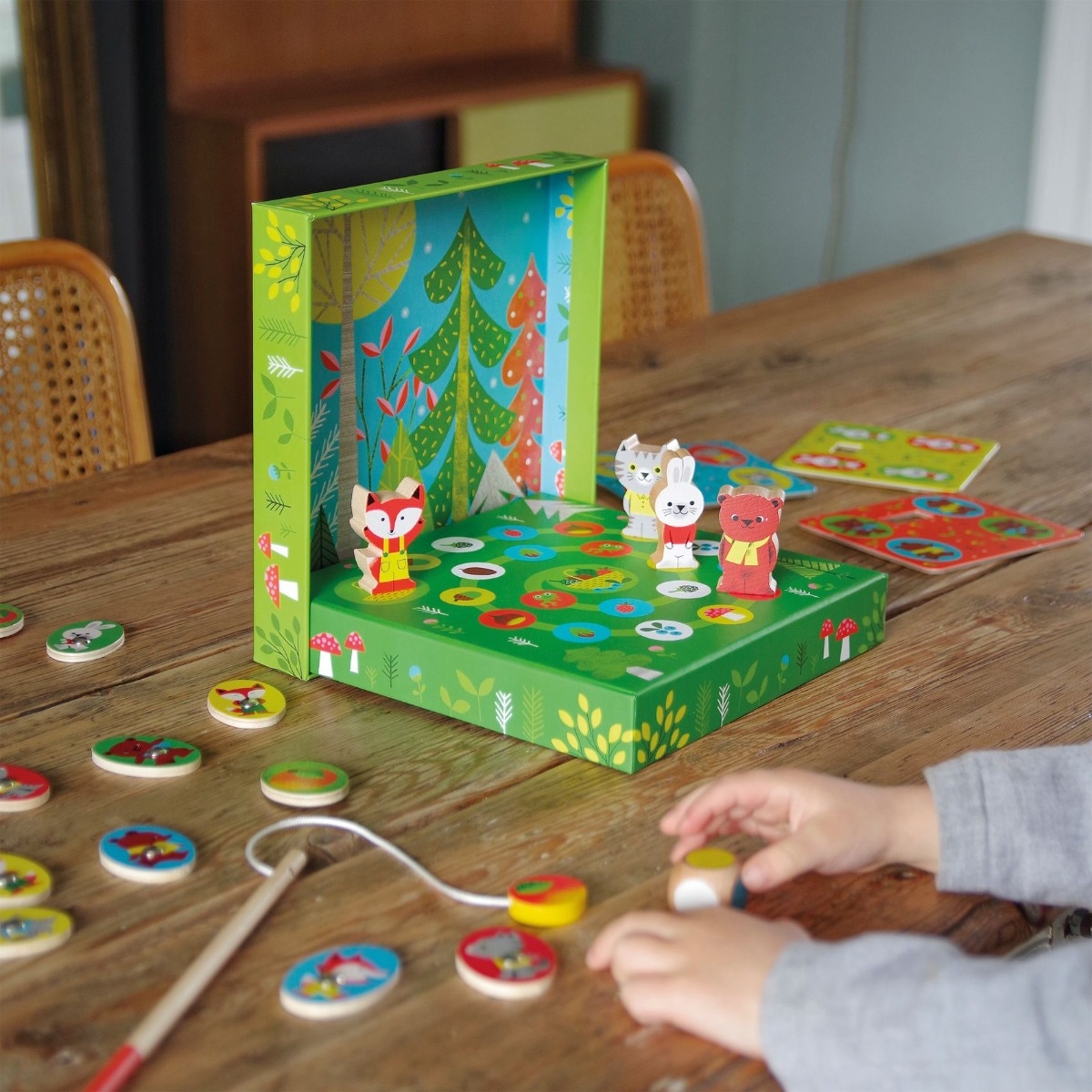 4 Jeux educatifs en bois LudoWood Djeco