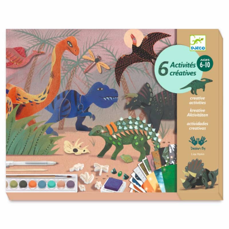 Coffret Multi Activites Le Monde Des Dinosaures Djeco
