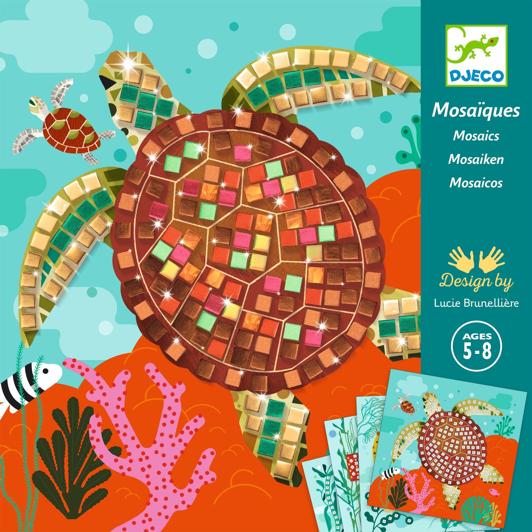 Collages mosaiques Caraibes Djeco