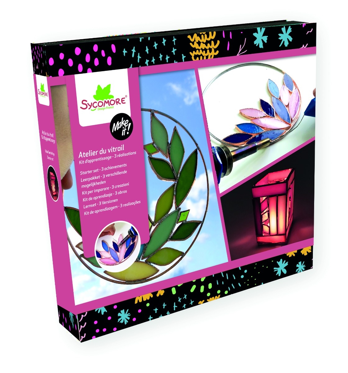 Kit d'apprentissage Vitrail Sycomore