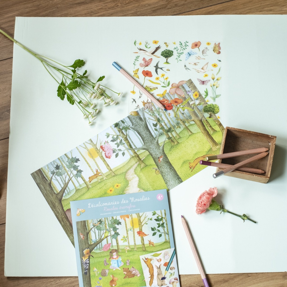 Decalcomanies Les Rosalies Moulin Roty