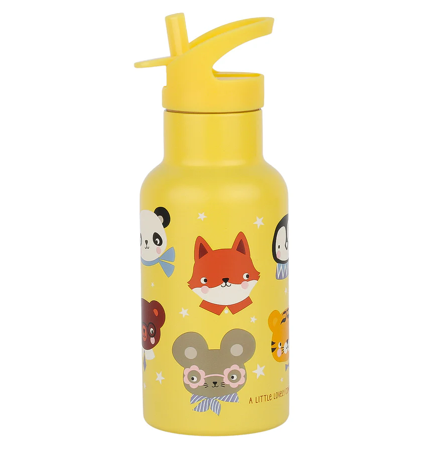 Gourde en métal Animaux A Little Lovely Company