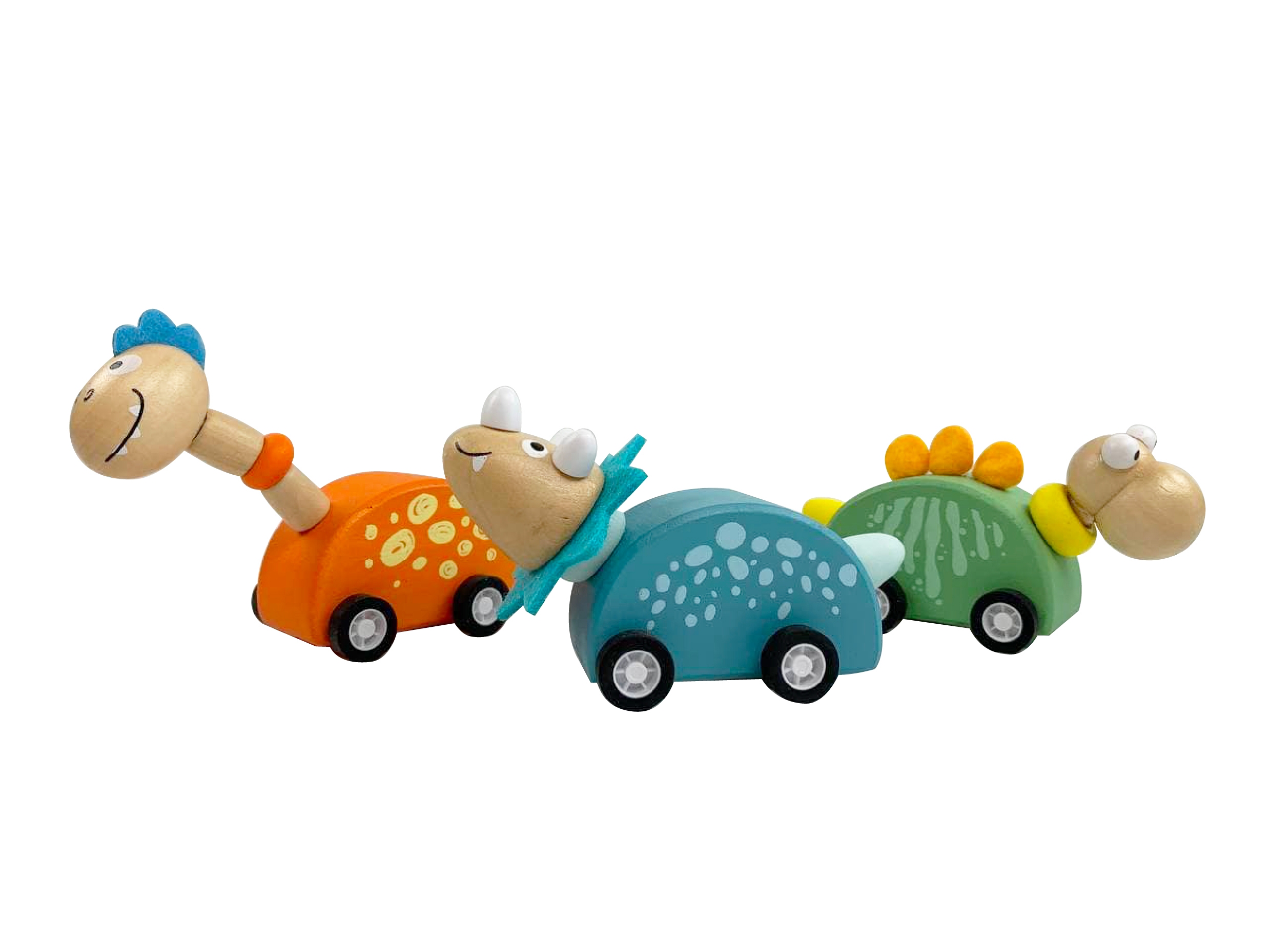 Dinosaure en bois a retrofriction Sassi Junior