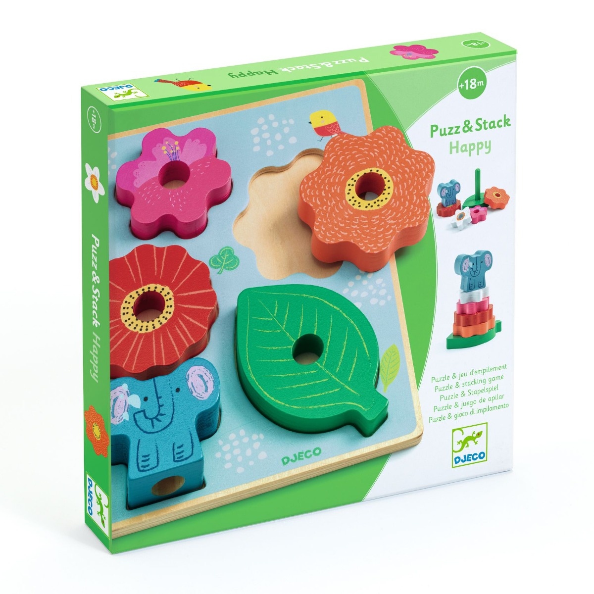 Puzzles relief Puzz ET Stack Happy Djeco
