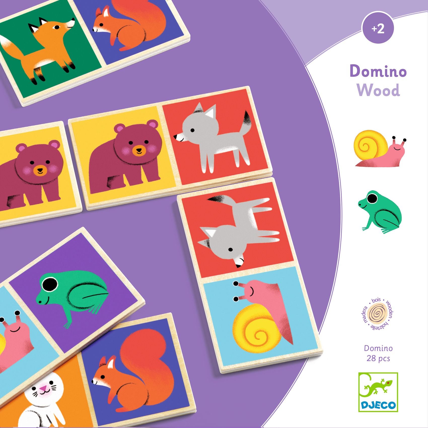 Domino wood animaux Djeco