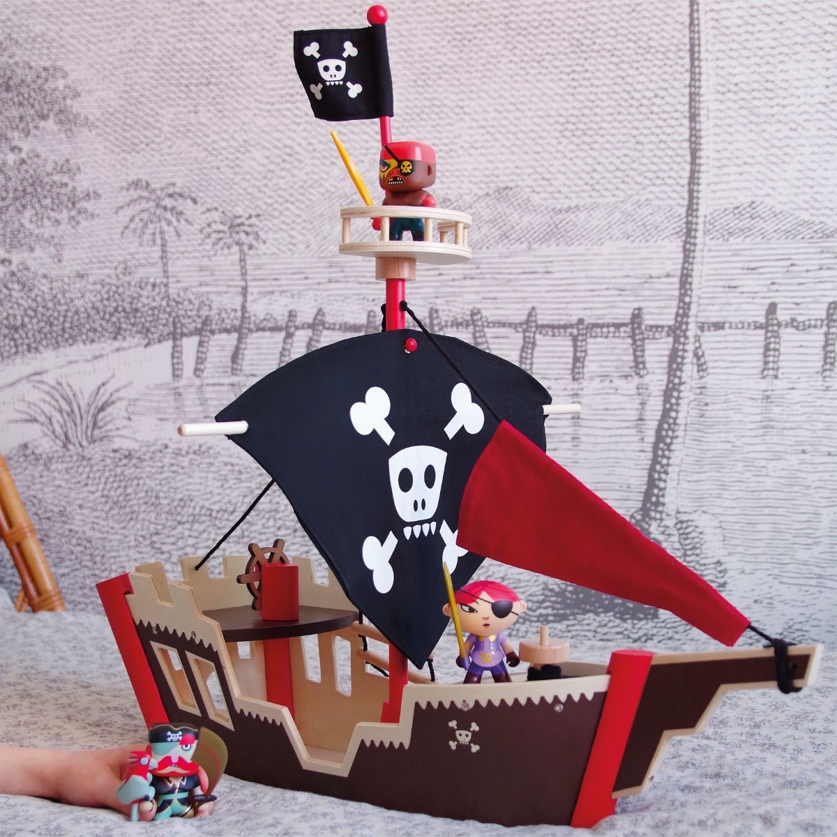 Bateau de pirate Ze pirat boat Arty toys Djeco
