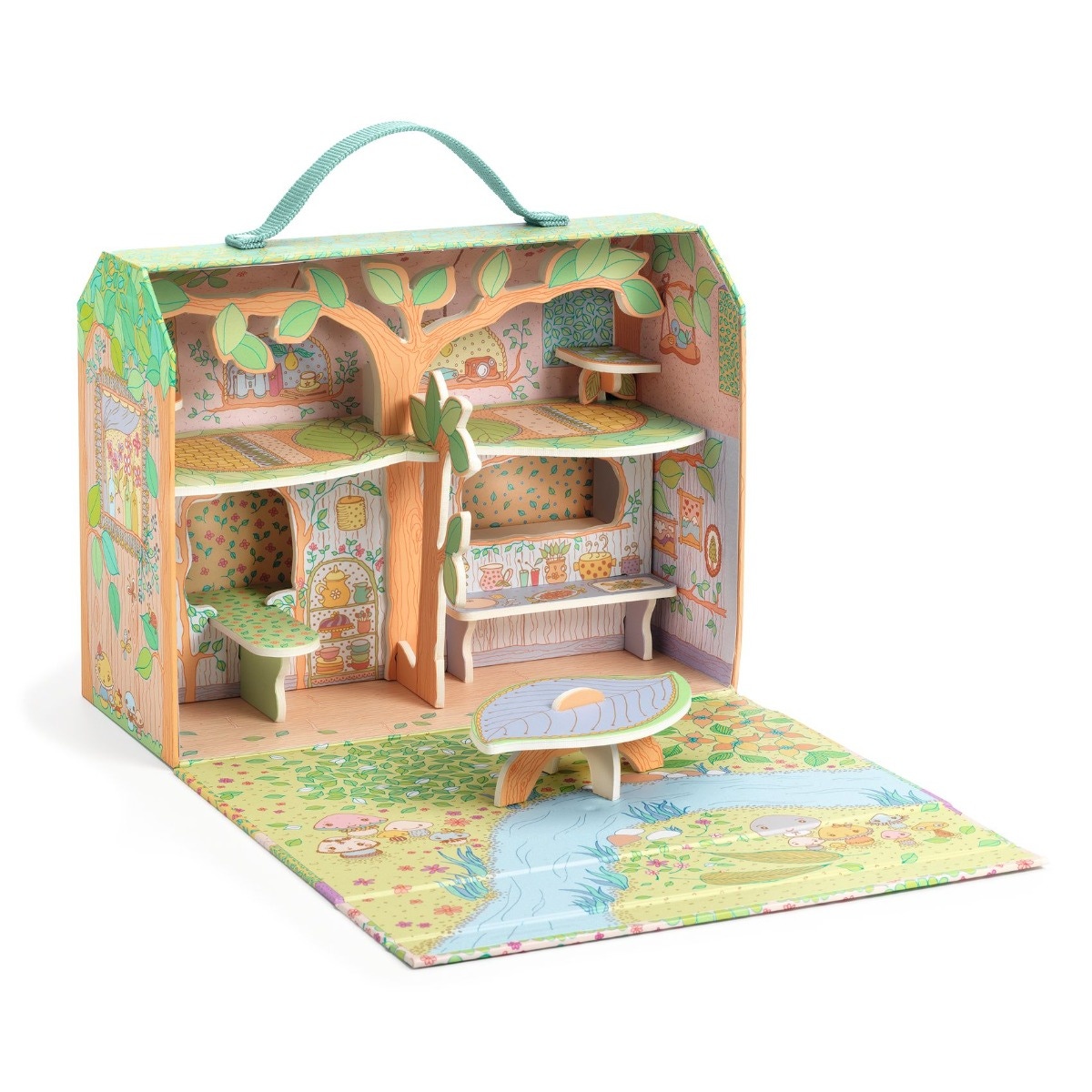 Maison des bois de Sylvia & fox Tinyly Djeco