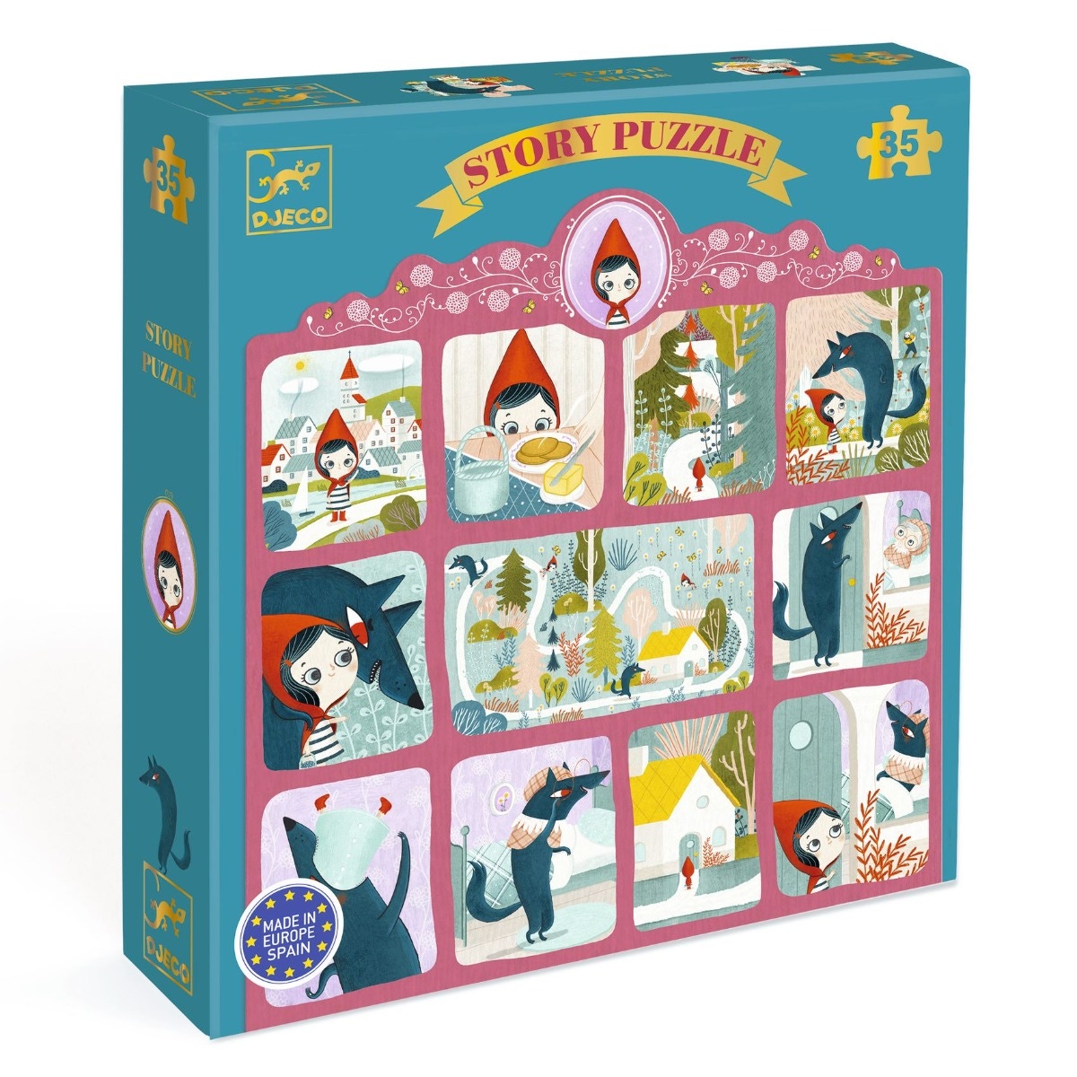 Puzzle Le Petit Chaperon rouge 35 pcs Djeco