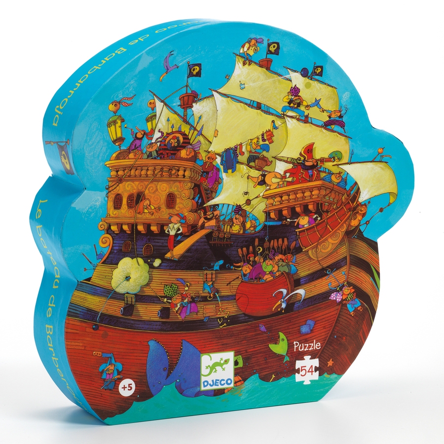 Puzzle Bateau de Barberousse 54 pcs Djeco
