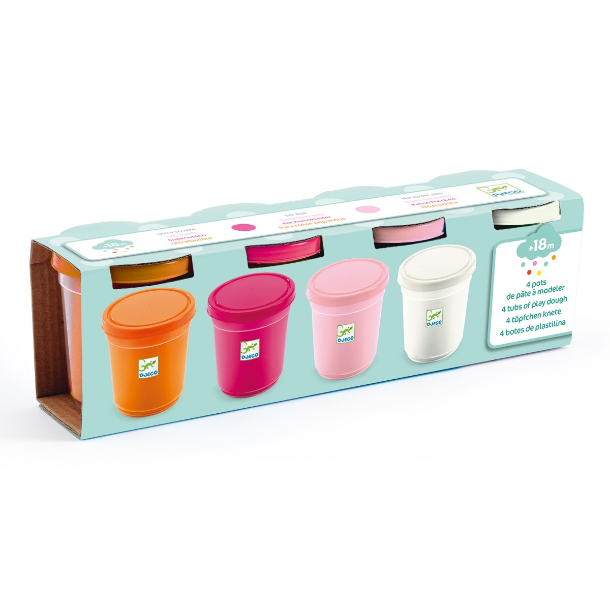 Loisirs créatifs Pâte à modeler 4 pots Sweet Djeco