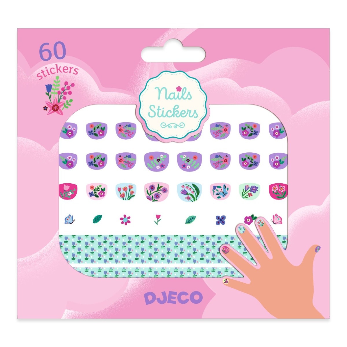 Stickers pour les ongles Petite fleur Djeco