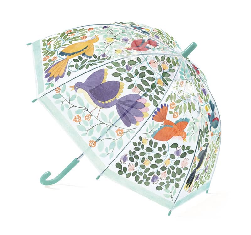 djeco umbrella flowers birds