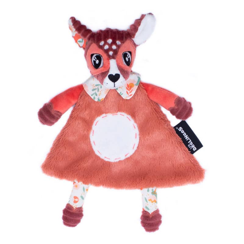 Doudou Baby Melimelos la biche Les Deglingos