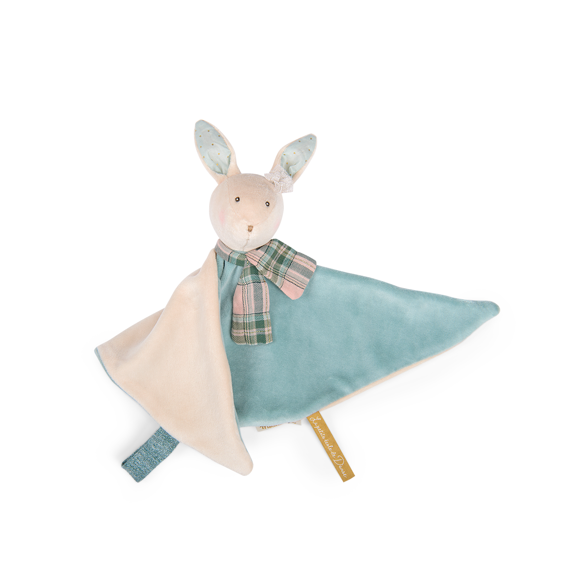 Doudou lapin bleu La petite ecole de danse