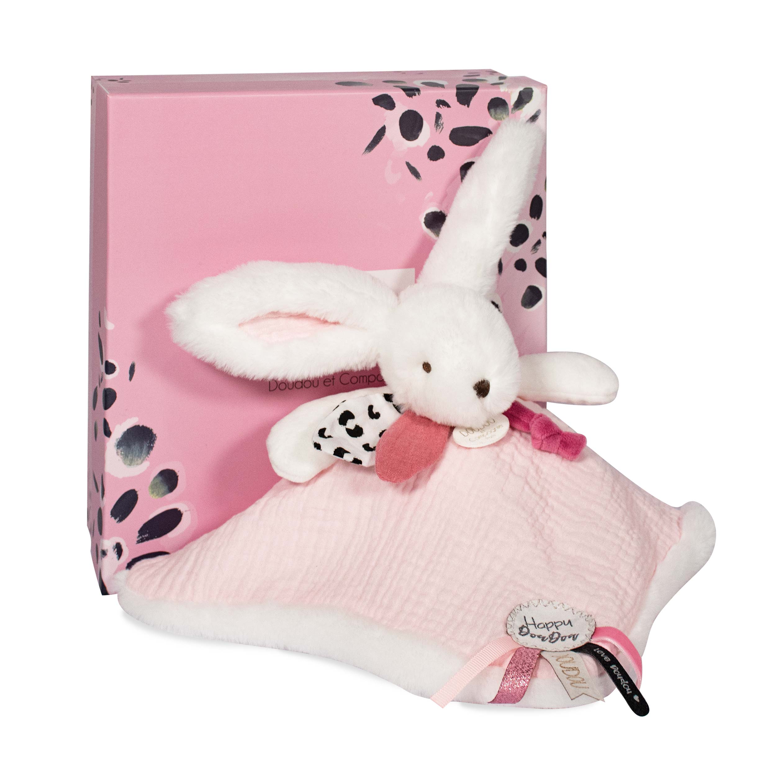 Doudou Lapin Happy Blush Doudou et compagnie
