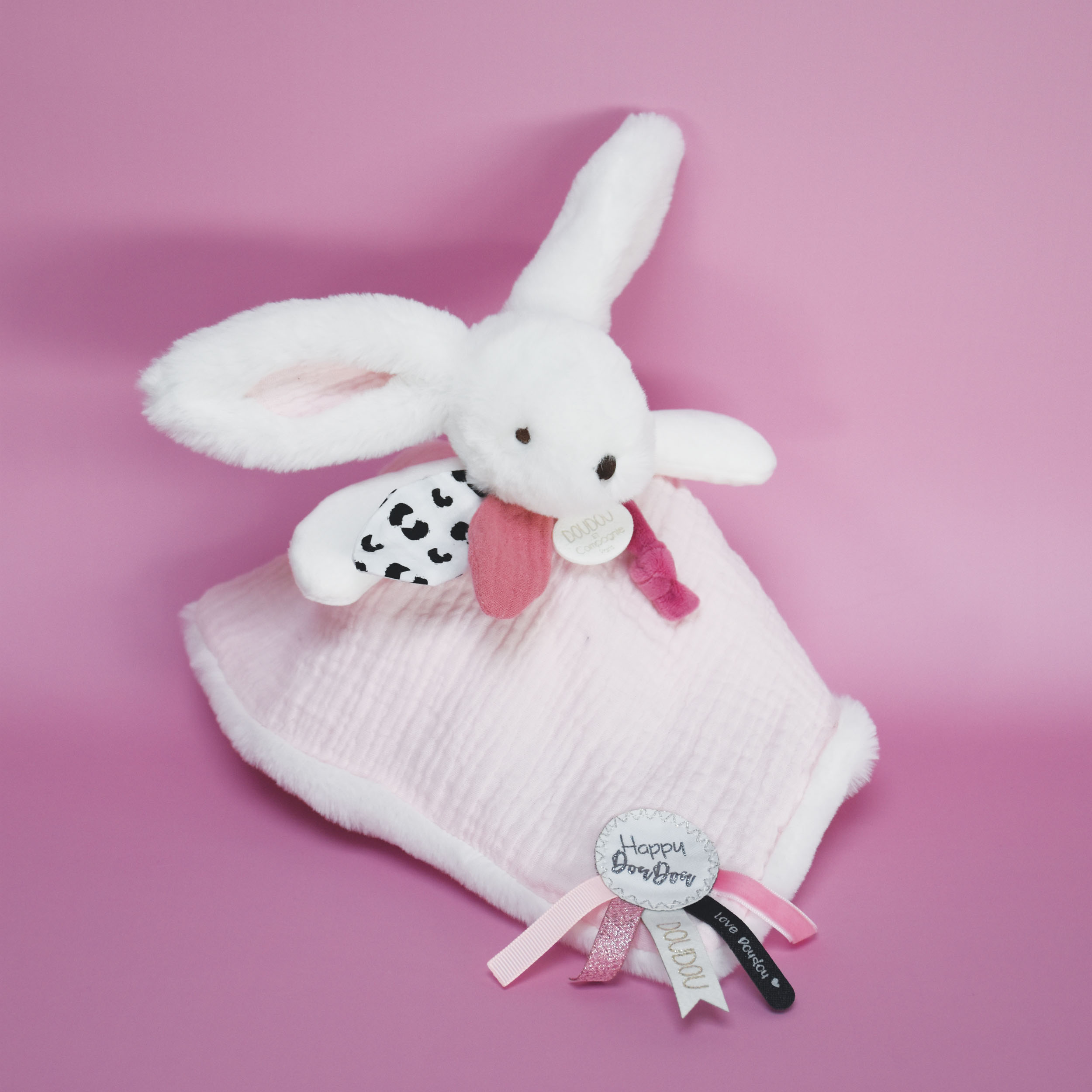 Doudou Lapin Happy Blush Doudou et compagnie