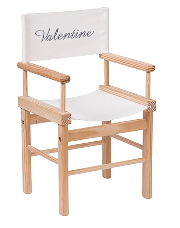 Fauteuil metteur en scene personnalisable naturel Moulin Roty