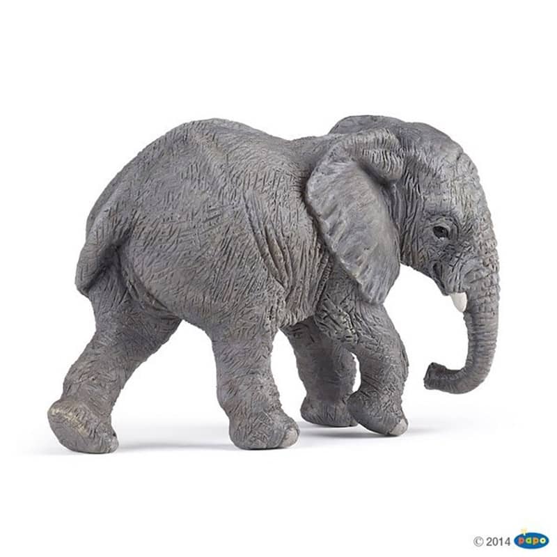 Figurine jeune elephant d Afrique 3 cm
