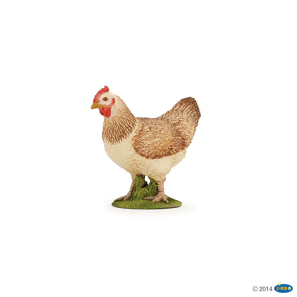 Figurine Poule Rousse Papo