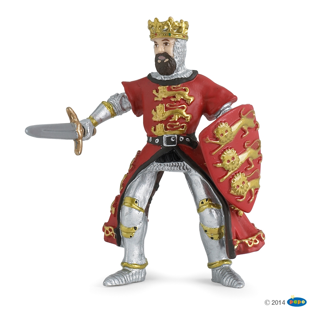 Figurine Roi Richard Rouge Papo