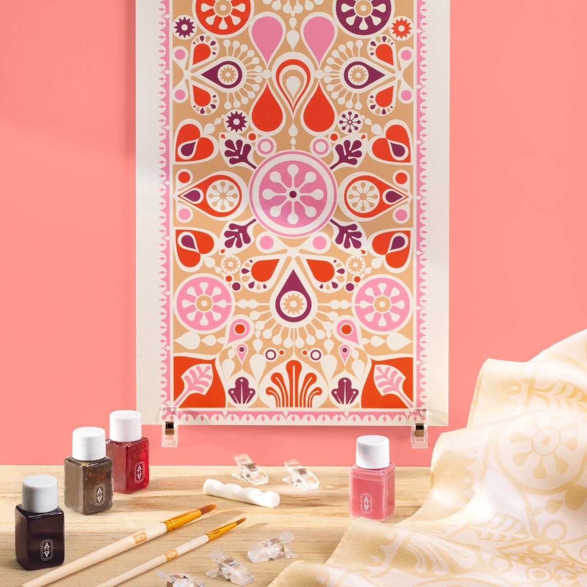 Atelier 11 Peinture sur Soie Djeco