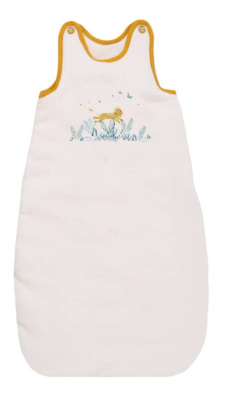 Gigoteuse beige Lion 90 cm Sous mon baobab Moulin Roty