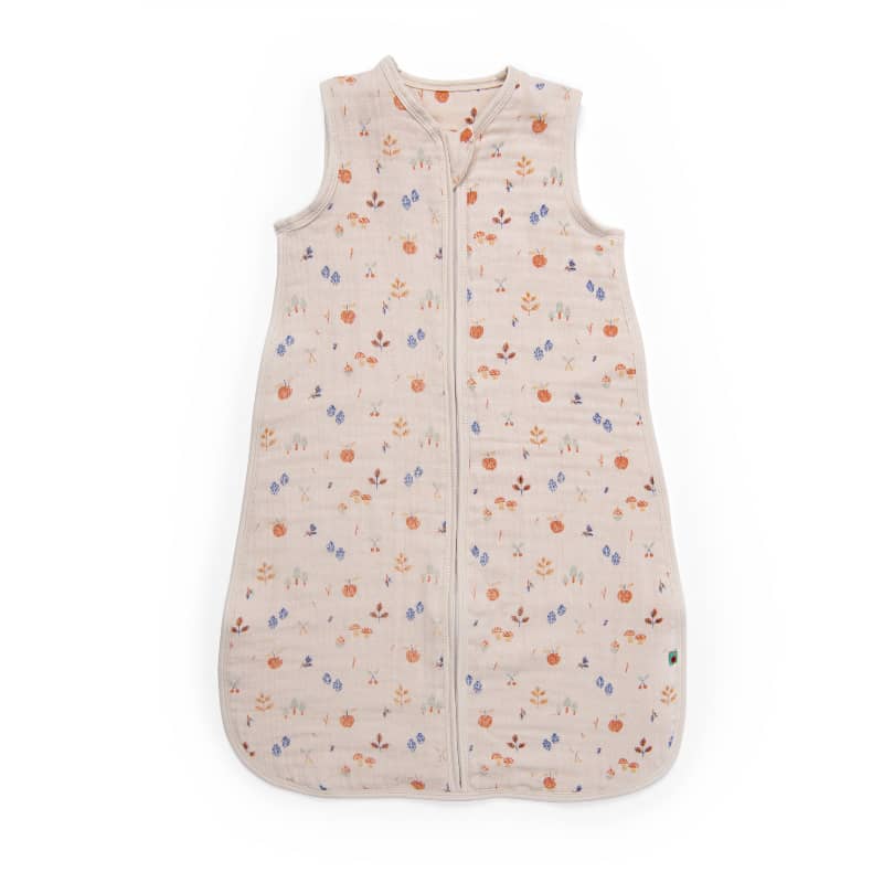 Gigoteuse ete creme motif cueillette 90 cm Pomme des bois Moulin Roty