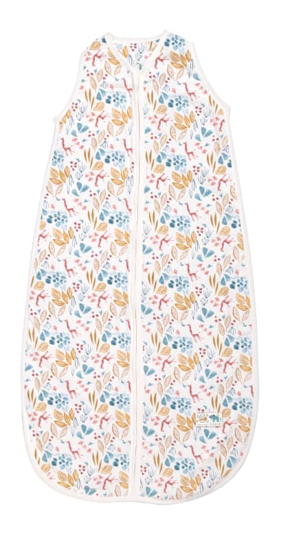 Gigoteuse ete motif floral 90 cm Sous mon baobab Moulin Roty