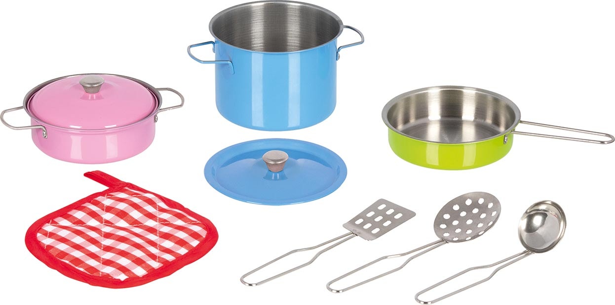 Set de cuisine coloré 9 pièces Goki