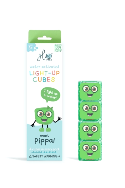 Cubes lumineux verts Pippa Glo Pals