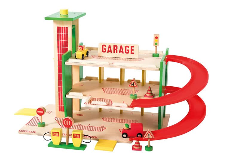 Grand garage en bois Dans la ville Moulin Roty