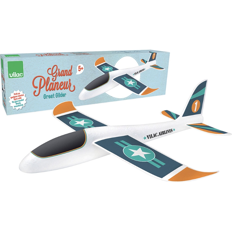 Grand planeur XL a lancer Vilac