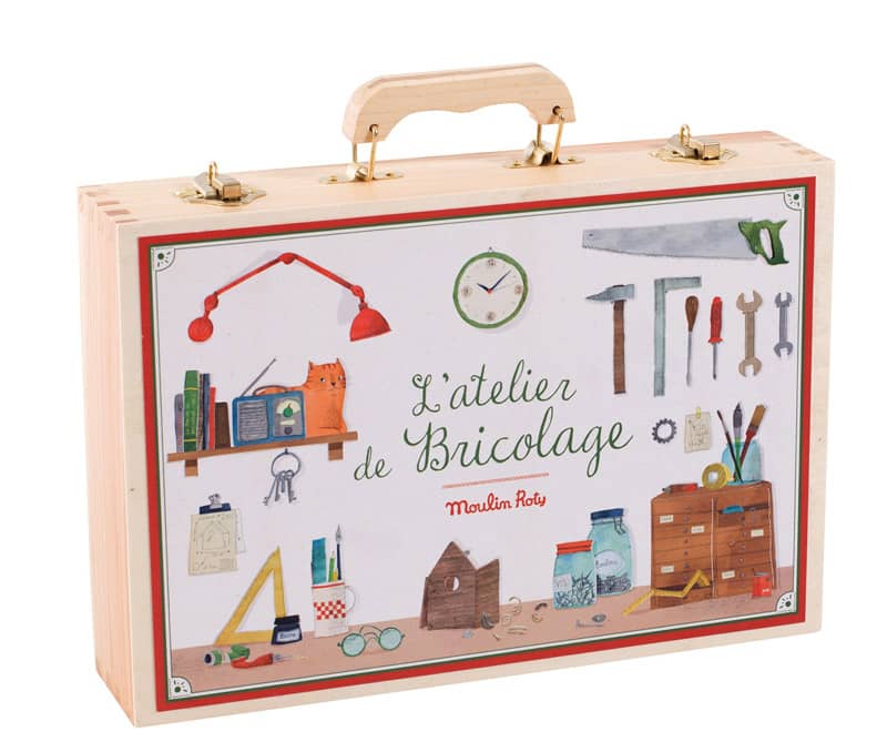 Grande valise bricolage 14 outils Jouets d'hier Moulin Roty